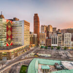 View of downtown Detroit, USA